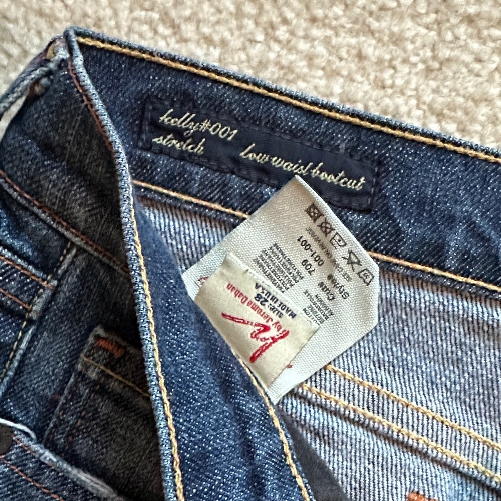 Citizens of Humanity Jeans.  Kelly #001 stretch low waist bootcut